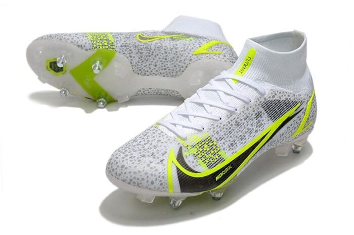 Nike Mercurial Superfly 8 Elite SG-PRO - White_Black Metallic_Silver Volt Football Boots