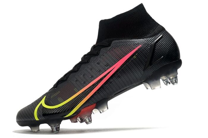 Nike Mercurial Superfly 8 Elite SG-Pro Black Cyber Yellow Football Boots