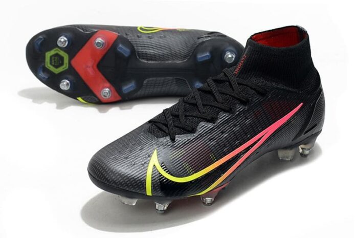 Nike Mercurial Superfly 8 Elite SG-Pro Black Cyber Yellow Football Boots