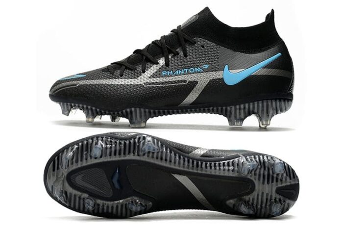 Nike Phantom GT II Elite DF FG Black Iron Grey University Blue Football Boots