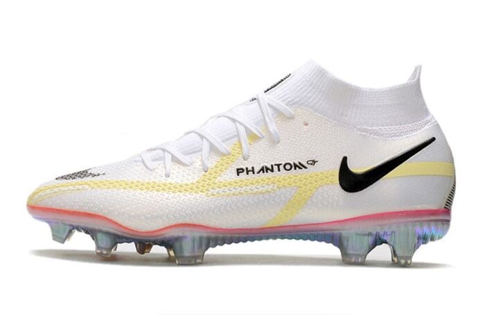 Nike Phantom GT 2 Elite DF FG White Black Bright Crimson Pink Football Boots