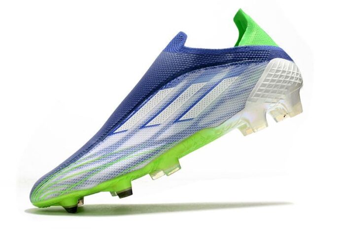 Adidas X Speedflow+ FG Footwear White Screaming Green Sonic Ink Football Boots