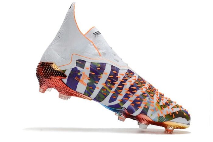 Adidas Predator Freak+FG Stella McCartney x Paul Pogba White Multicolor Football Boots