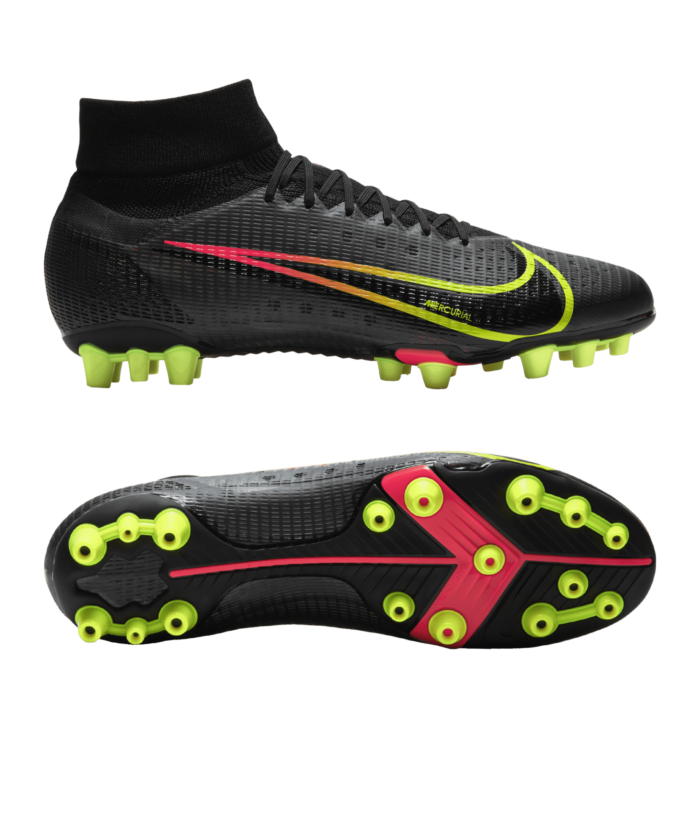 Nike Mercurial Superfly 8 AG  Black Football Boots