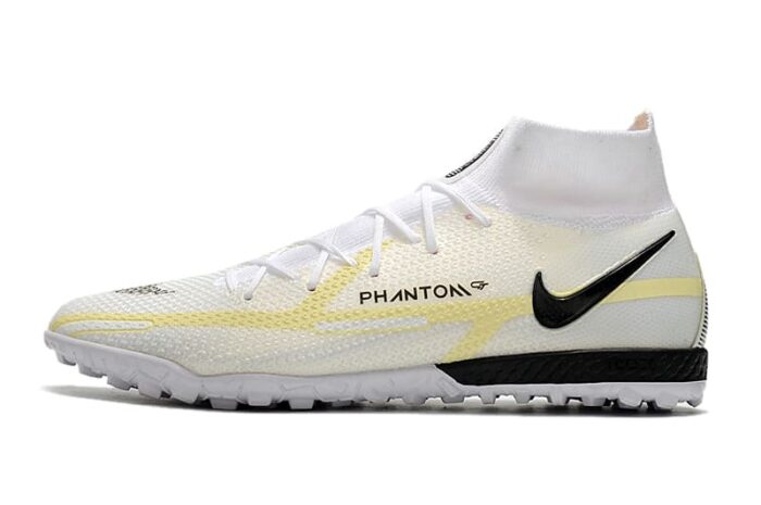 Nike Phantom GT2 Elite Dynamic Fit TF High Top White Football Boots