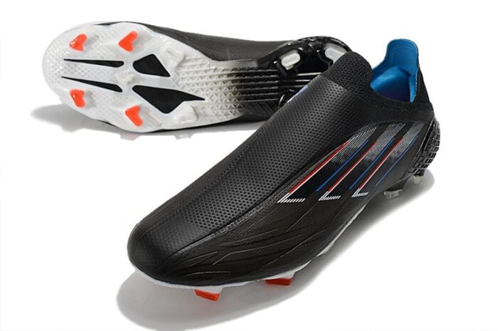 Adidas X Speedflow+ FG Soccer Cleats - Core Black_White_Vivid Red Football Boots