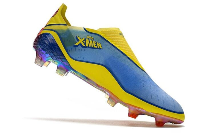 Adidas X Ghosted FG blue and yellow Football Bootsa