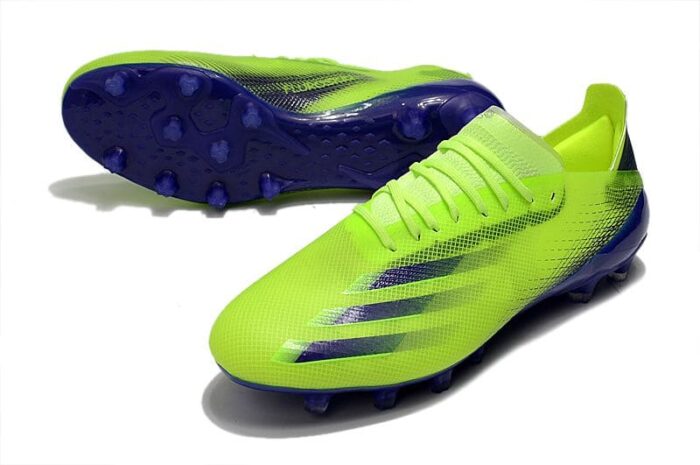 Adidas X Ghosted .1 AG - Solar Yellow Black Team Royal Blue Football Boots