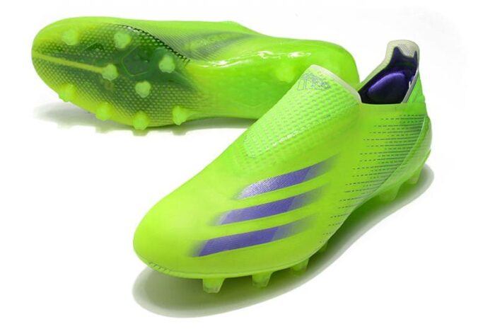 Adidas X Ghosted + AG Yellow Black Cleats Football Boots