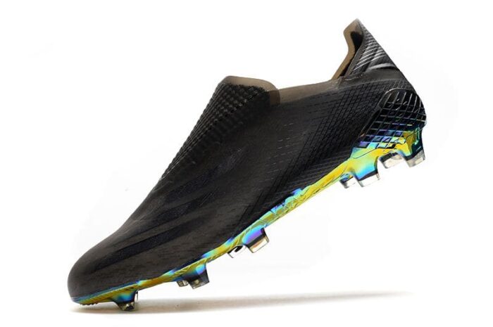 Adidas X Ghosted FG - Core Black/Signal Cyan Football Boots