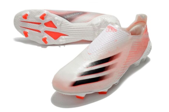 Adidas X Ghosted FG - White Orange Black Football Boots