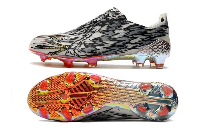 Adidas X Ghosted + FG Peregrine Falcon Pack Grey Orange Football Boots
