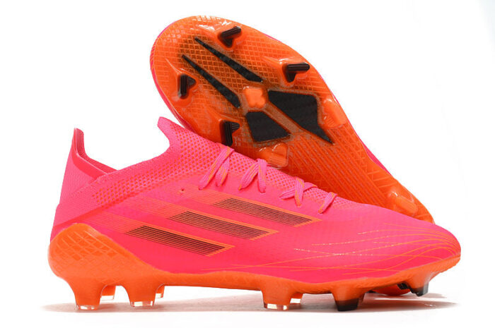 Adidas X Speedflow .1 FG Soccer Cleats - Shock Pink_Core Black_Screaming Orange Football Boots