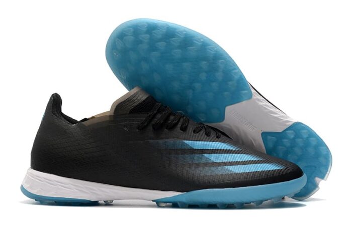 Adidas X Ghosted.1 TF Black Blue Football Boots