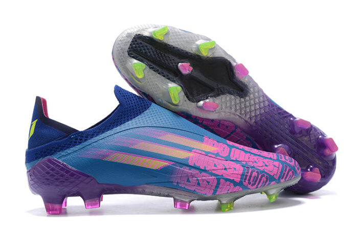 Adidas X SPEEDFLOW.1 FG Blue Shock Pink Solar Yellow Football Boots