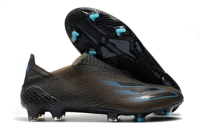 Adidas X Ghosted+ FG Black Blue Football Boots