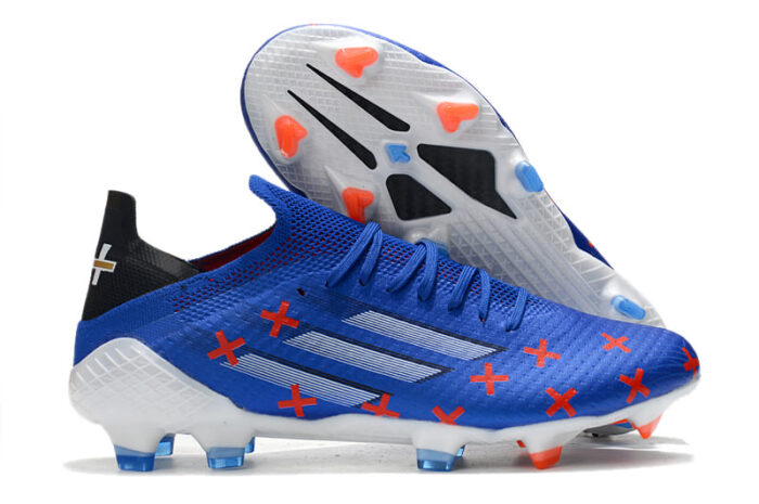 Adidas X Speedflow+ FG 11/11 - Bold Blue / White / Vivid Red Football Boots
