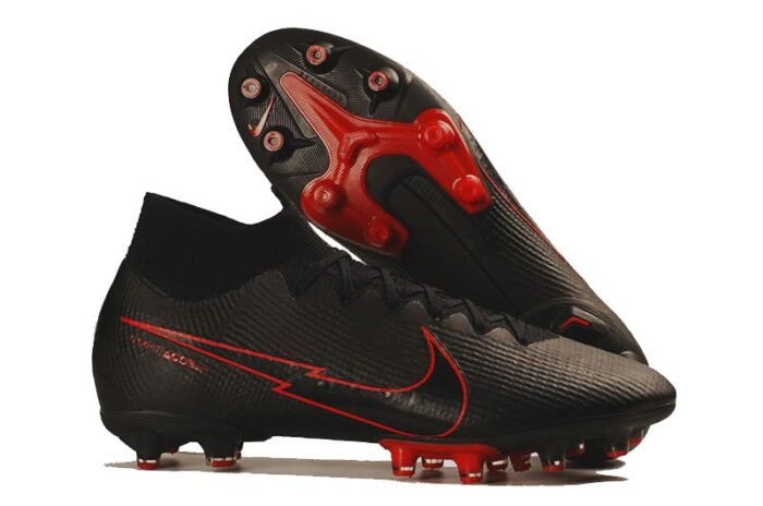 Nike Mercurial Superfly 7 Elite AG-PRO - Black/Dark Smoke Grey Football Boots