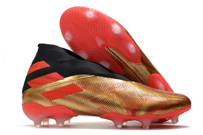 Adidas Nemeziz 19+ FG - Gold/Orange/Black Football Boots