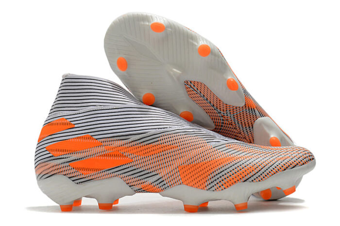 Adidas Nemeziz+ 'Superspectral Pack' Soccer Cleats White / Black /Orange Football Boots