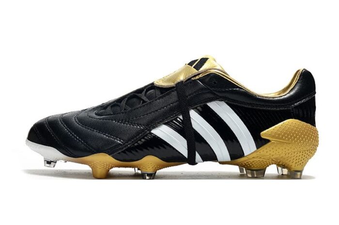 Adidas Predator Pulse FG Legends - Core Black White Metallic Gold Metallic Football Boots