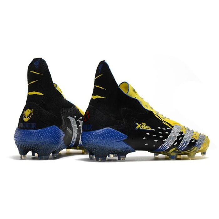 Adidas Predator Freak+ FG X-Men Wolverine - Yellow Silver Metallic Black Football Boots