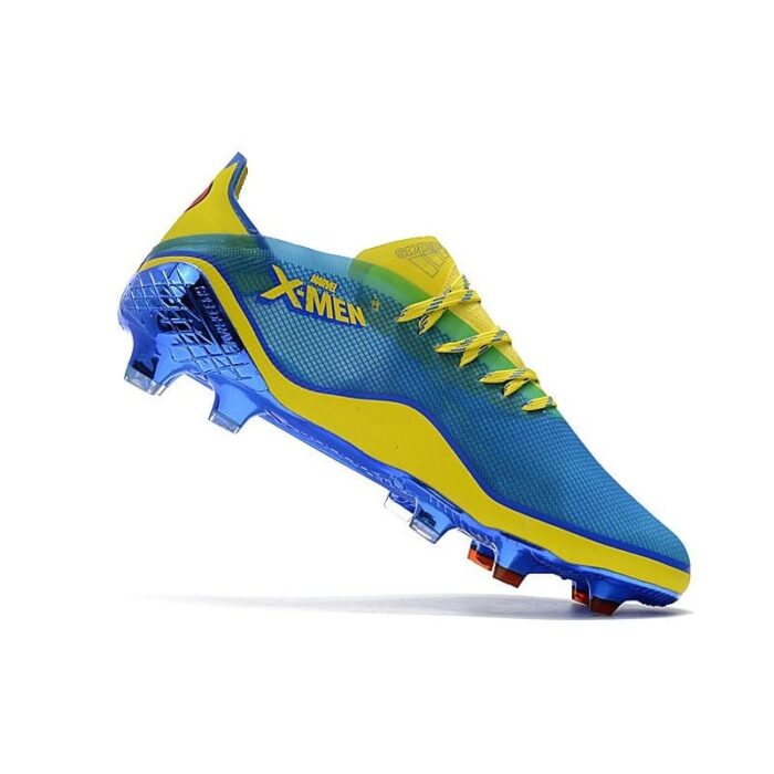 Adidas X Ghosted.1 FG X-Men Cyclops Cleats - Blue Red Vivid Yellow Football Boots