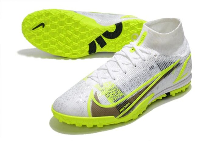 Nike Mercurial Superfly 8 Elite TF Silver Safari - White_Black_Metallic Silver_Volt Football Boots