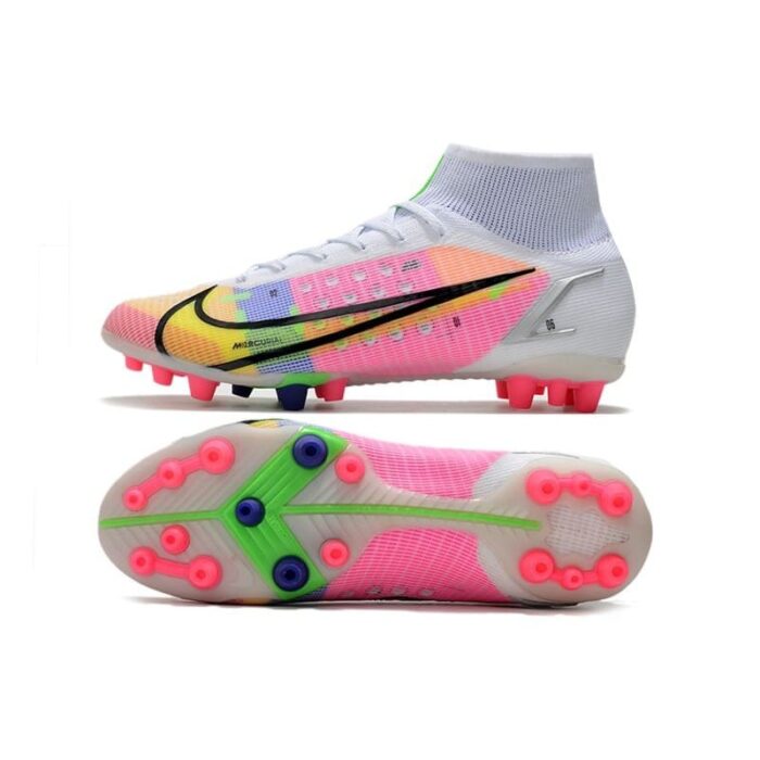 Nike Mercurial Superfly 8 Elite AG White Multicolor Football Boots
