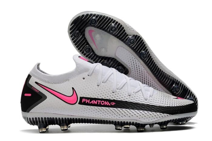 Nike Phantom GT Elite AG PRO - White/Black/Pink Blast Football Boots