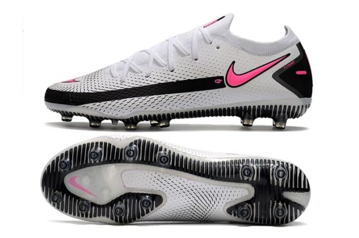 Nike Phantom GT Elite AG PRO - White/Black/Pink Blast Football Boots