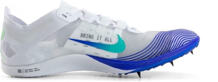 Nike Air Zoom Victory XC 5 White Bleu Football Boots