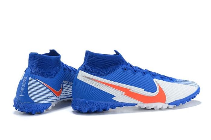 Nike Mercurial Superfly 7 Elite SE TF Blue White Orange Football Boots