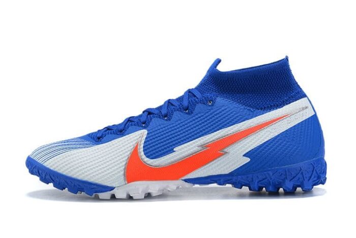 Nike Mercurial Superfly 7 Elite SE TF Blue White Orange Football Boots
