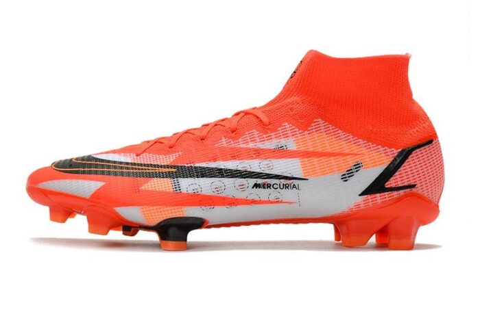 Nike Mercurial Superfly 8 Elite CR7 FG - Chile Red/Black/Ghost/Total Orange Football Boots