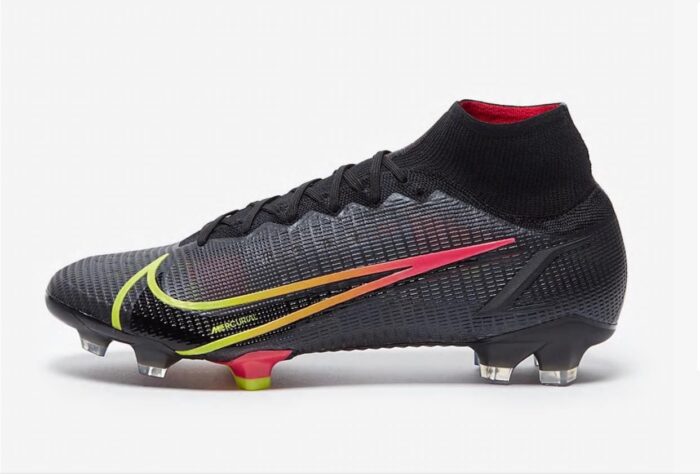 Nike Mercurial Superfly 8 Elite FG - Black/Cyber/Off Football Boots