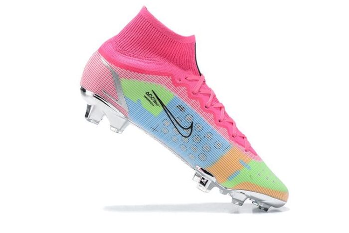 Nike Mercurial Superfly 8 Elite FG Pink Metallic Silver Multicolor Football Boots