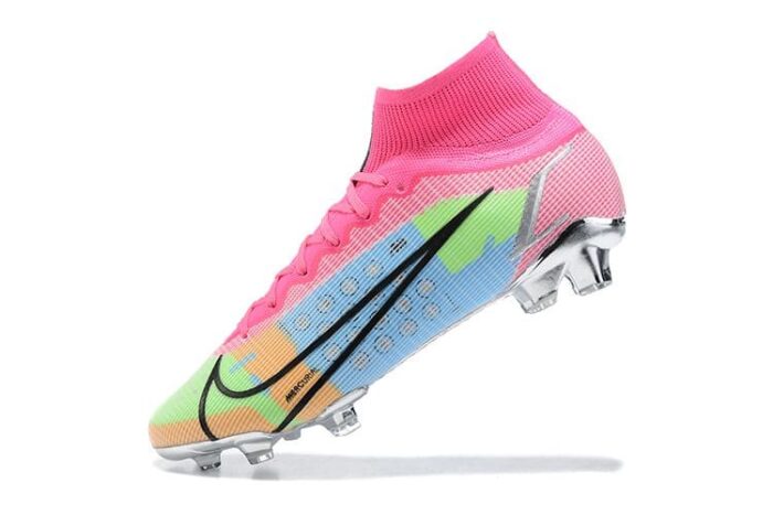 Nike Mercurial Superfly 8 Elite FG Pink Metallic Silver Multicolor Football Boots