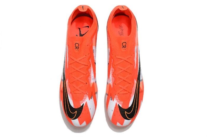Nike Mercurial Vapor 14 Elite CR7 FG - Chile Red/Black/Ghost/Total Orange Football Boots