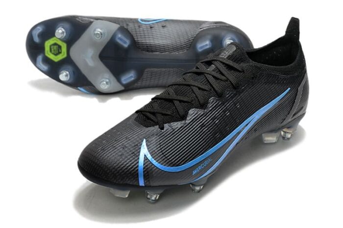 Nike Mercurial Vapor 14 Elite SG-PRO Black Iron Grey University Blue Football Boots