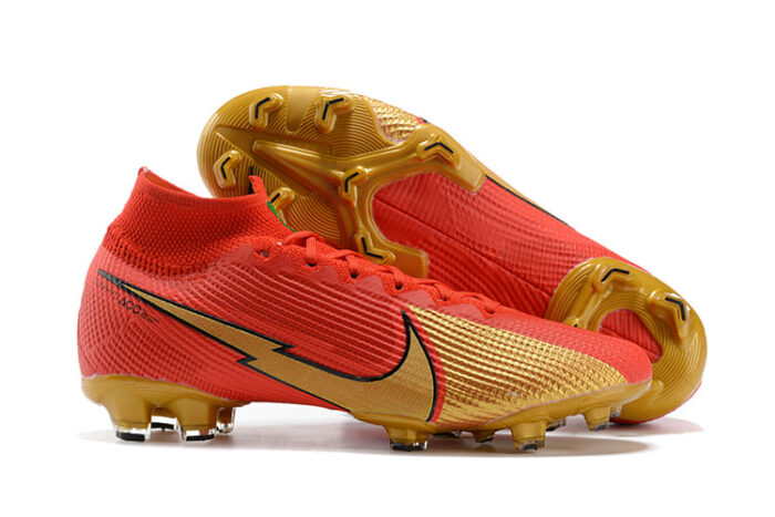 Nike Mercurial Vapor 13 Elite FG CR7 100 Portugal Goal Red/Gold Football Boots