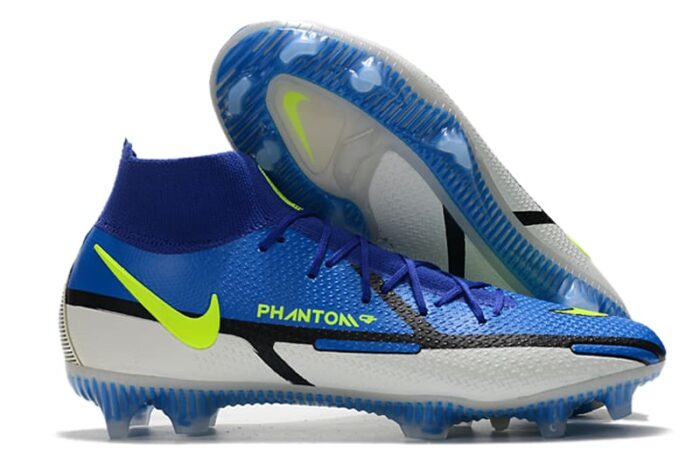 Nike Phantom GT II Elite DF FG Recharge - Sapphire Volt Grey Fog Blue Void Football Boots
