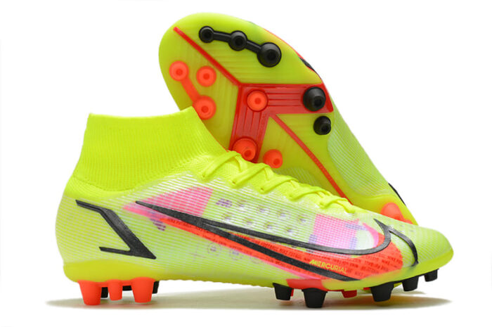 Nike Mercurial Superfly 8 'Montivation Pack' AG-PRO Volt Bright Crimson Black Football Boots