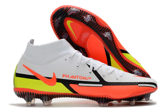 Nike Phantom GT II Elite DF FG White Black Bright Crimson Black Football Boots