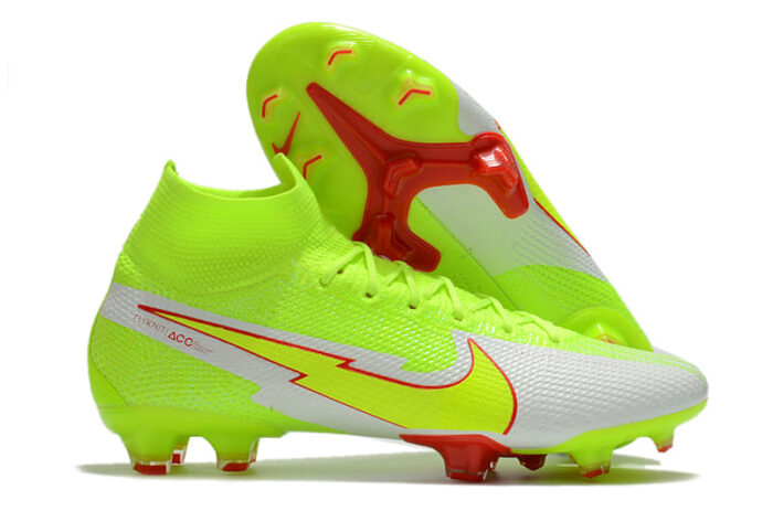 Nike Mercurial Superfly 7 Elite Lime Green Red Football Boots