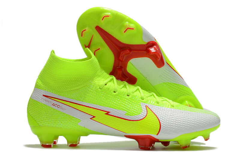 Nike Mercurial Superfly 7 Elite Lime Green Red Football Boots
