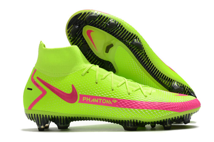 Nike Phantom GT DF Elite FG lemon Green Pink Football Boots