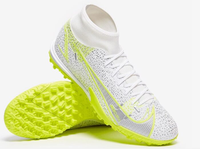 Nike Mercurial Superfly 8 Academy TF White Yellow Football Boots