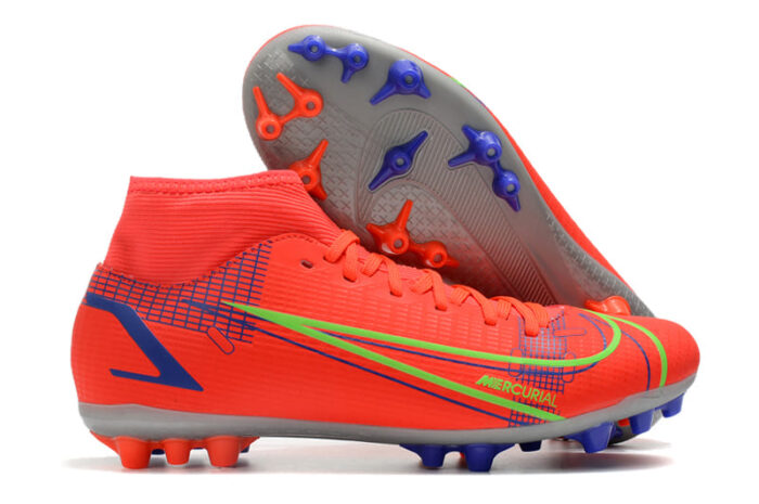 Nike Mercurial Superfly 8 Academy MG Red Green Football Boots