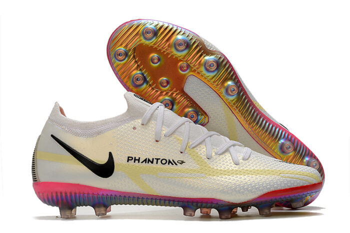 Nike Phantom GT 2 Elite FG White Black Bright Crimson Pink Football Boots